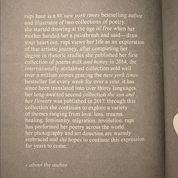 The Sun and Her Flowers Book by Rupi Kaur - Picture 4 of 5